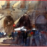Painting by Alvaro Castagnet